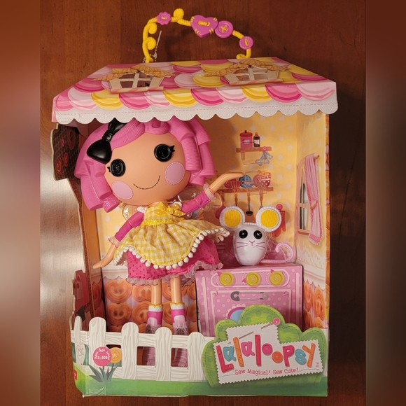 LALALOOPSY ♡ NIB Super Sweet Crumbs Sugar Cookie LALALOOPSY Doll 'n Pet Mouse - Picture 1 of 17